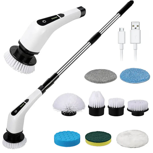 CleanPro 360; Cepillo Eléctrico Giratorio 9 En 1