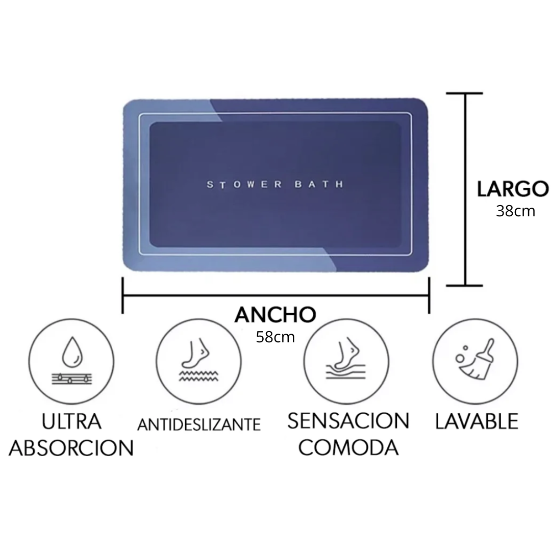 PROMOCION TAPETE ABSORBENTE ANTIDESLIZANTE: LLEVA DOS POR TAN SOLO