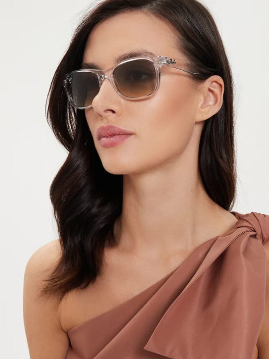 Gafas De Sol Wayfarer Transparentes
