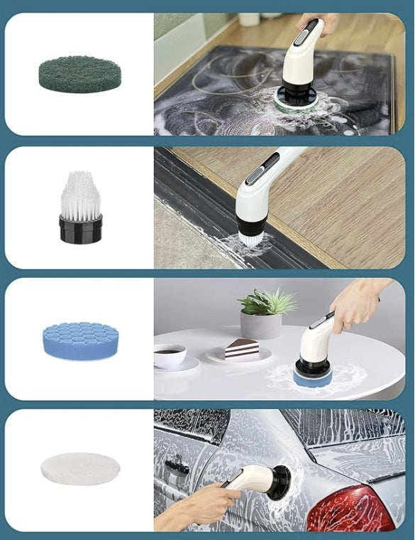 CleanPro 360; Cepillo Eléctrico Giratorio 9 En 1